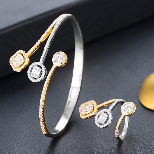 earrings & necklace gorgeous flexible scalable adjustable openning bangle ring jewelry set for women important occasion party noble symbol, Silver
earrings & necklace gorgeous flexible scalable adjustable openning bangle ring jewelry set for women important occasion party noble symbol, Silver