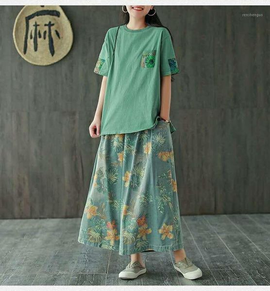 women vintage floral print ankle-length pants wide leg jeans 2021 spring loose leisure pockets bc163 women's & capris, Black;white
women vintage floral print ankle-length pants wide leg jeans 2021 spring loose leisure pockets bc163 women's & capris, Black;white