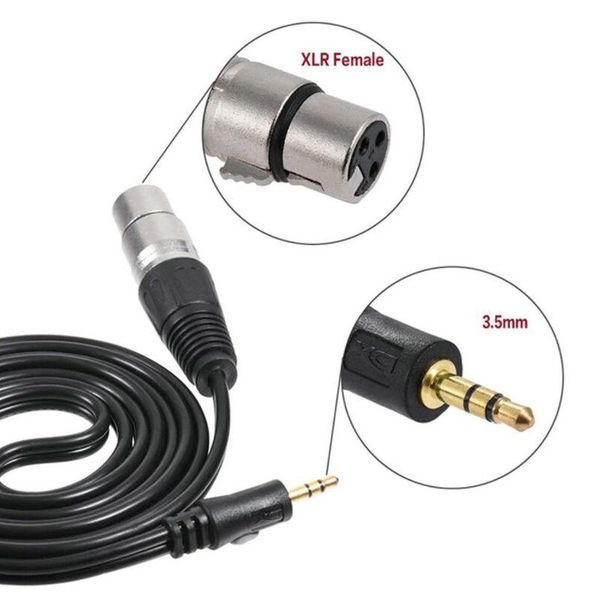 3.5mm jack to xlr cable 1.5m male female professional audio for mixer microphones speakers computer cellphone cables & connectors
3.5mm jack to xlr cable 1.5m male female professional audio for mixer microphones speakers computer cellphone cables & connectors