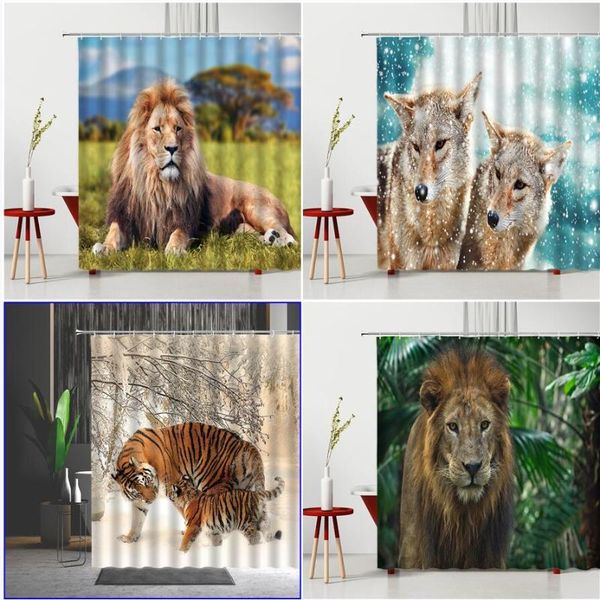 shower curtains wild animal curtain africa lion tiger snow wolf tropical forest wildlife pattern polyester bathroom decor washable fabric
shower curtains wild animal curtain africa lion tiger snow wolf tropical forest wildlife pattern polyester bathroom decor washable fabric
