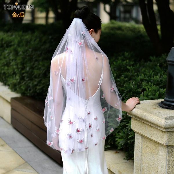 bridal veils ueen v24 color veil of the bride 3d butterfly embroidery pink simulation cosplay veu short, Black
bridal veils ueen v24 color veil of the bride 3d butterfly embroidery pink simulation cosplay veu short, Black