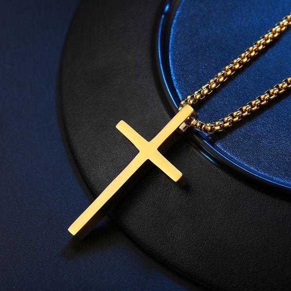 mens stainless steel cross pendant necklace gold sweater chain fashion hip hop necklaces jewelry, Silver
mens stainless steel cross pendant necklace gold sweater chain fashion hip hop necklaces jewelry, Silver