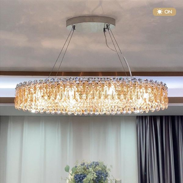 oval chrome metal luxury e14 led pendant lights modern dining table k9 crystal hanging lamp cable suspend light lamparas lamps
oval chrome metal luxury e14 led pendant lights modern dining table k9 crystal hanging lamp cable suspend light lamparas lamps