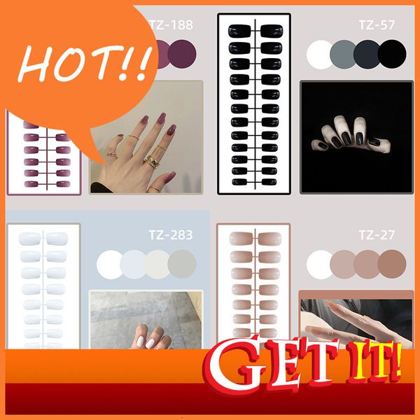 stylist diy hand decorated nail medium rectangular head bright face nail patch 24 finished fake s wear enhancement tools, Red;gold
stylist diy hand decorated nail medium rectangular head bright face nail patch 24 finished fake s wear enhancement tools, Red;gold