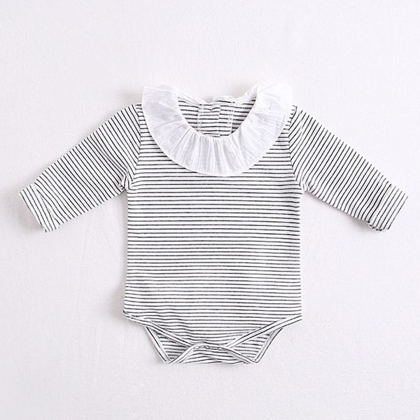 spring autumn infant clothes bodysuit black white stripe long sleeve baby girls rompers 0-2yrs, Blue
spring autumn infant clothes bodysuit black white stripe long sleeve baby girls rompers 0-2yrs, Blue