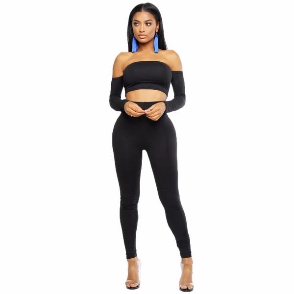 women's jumpsuits & rompers long sleeve strapless crop jumpsuit women hollow out full length pant 2 piece set playsuit solid outfit, Black;white
women's jumpsuits & rompers long sleeve strapless crop jumpsuit women hollow out full length pant 2 piece set playsuit solid outfit, Black;white