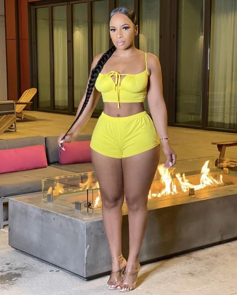 women's tracksuits summer 2021 european and american fashion casual commuting solid color strap suit halter backless two-piece set, Gray
women's tracksuits summer 2021 european and american fashion casual commuting solid color strap suit halter backless two-piece set, Gray
