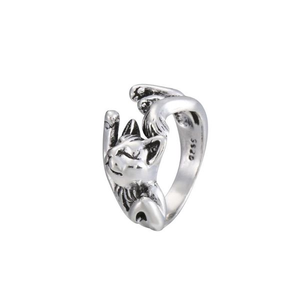 cluster rings 2021 charming cute cat ring women retro exquisite animal jewelry punk party gothic girl daily hip hop rock bague, Golden;silver
cluster rings 2021 charming cute cat ring women retro exquisite animal jewelry punk party gothic girl daily hip hop rock bague, Golden;silver