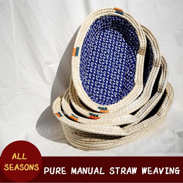 kennels & pens 2021 creative handmade straw weaving season dog kennel cat litter pet seat cushion supplies
kennels & pens 2021 creative handmade straw weaving season dog kennel cat litter pet seat cushion supplies