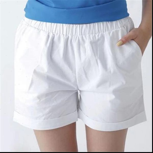 female womens shorts plus size summer mid elastic waist solid straight pleated 100% cotton breathable woman oversized sweat, White;black
female womens shorts plus size summer mid elastic waist solid straight pleated 100% cotton breathable woman oversized sweat, White;black