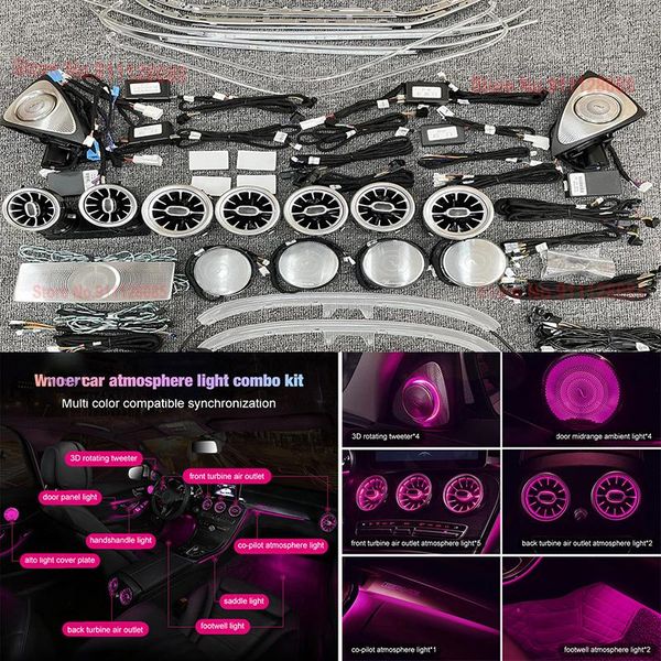interior&external lights lhd rhd 64-color led full-car environmental lighting obdfor - c-class glc w205 x253 c200 c300 air vent
interior&external lights lhd rhd 64-color led full-car environmental lighting obdfor - c-class glc w205 x253 c200 c300 air vent