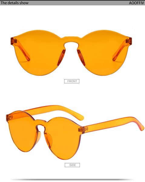 outdoor eyewear thick slice candy color rimless jointed jelly transparent one-piece cat eye sunglasses with metal hinges
outdoor eyewear thick slice candy color rimless jointed jelly transparent one-piece cat eye sunglasses with metal hinges