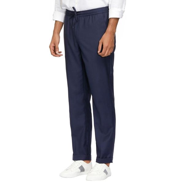 men's fold-up leg opening pants trousers drawstring waist loose fit casual solid color classic fashion male work office, Black
men's fold-up leg opening pants trousers drawstring waist loose fit casual solid color classic fashion male work office, Black