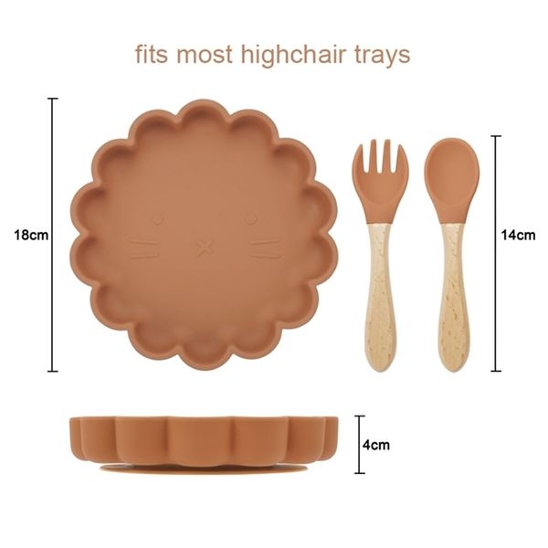 9colors cute carton lion baby silicone plate spoon set feeding bowl silica gel dishes kids tableware 211026
9colors cute carton lion baby silicone plate spoon set feeding bowl silica gel dishes kids tableware 211026
