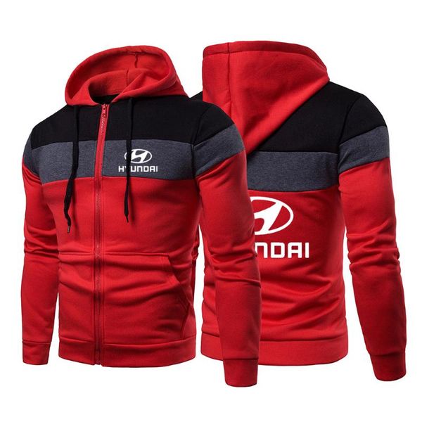 men's jackets 2021 hyundai motor logo patchwork hoodie slim fit sweatshirt jacket zipper casual comfortable coat top, Black;brown
men's jackets 2021 hyundai motor logo patchwork hoodie slim fit sweatshirt jacket zipper casual comfortable coat top, Black;brown