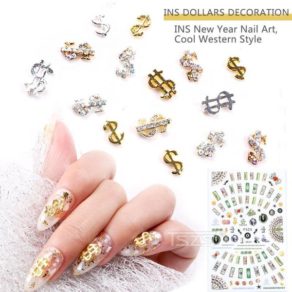 12pcs/lot usd dollars design nail art decoration gold silver color metal alloy jewelry rhinestone1, Silver;gold
12pcs/lot usd dollars design nail art decoration gold silver color metal alloy jewelry rhinestone1, Silver;gold