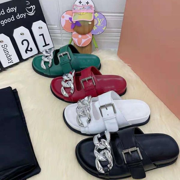 spring summer men and women casual sanals flat chain solid sandals beach designer shoes slippers, Black
spring summer men and women casual sanals flat chain solid sandals beach designer shoes slippers, Black