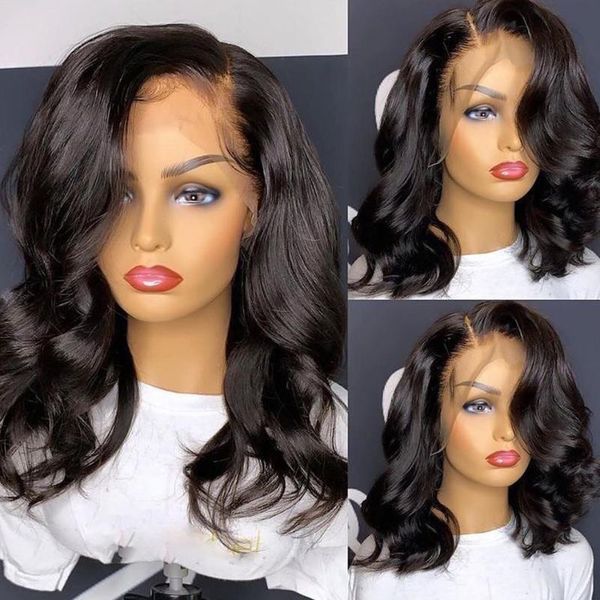 short bob wavy black color wigs body wave human hair wig preplucked with baby brazilian remy for women daily wear lace, Black;brown
short bob wavy black color wigs body wave human hair wig preplucked with baby brazilian remy for women daily wear lace, Black;brown