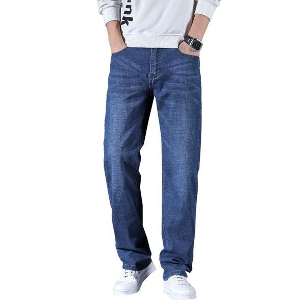 men's jeans 2021 classic style plus size 40 42 men straight fashion casual cotton elastic loose denim pants male brand, Blue
men's jeans 2021 classic style plus size 40 42 men straight fashion casual cotton elastic loose denim pants male brand, Blue