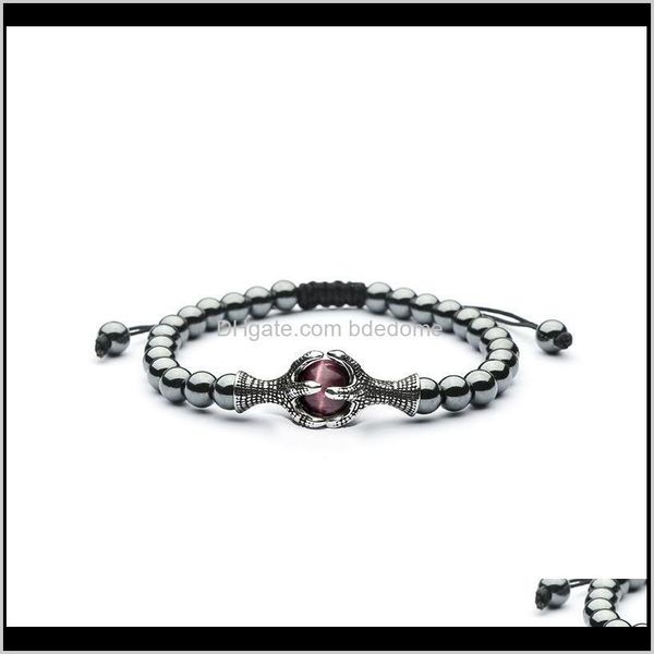 other jewelry drop delivery 2021 handmade weaving natural stone beads lace-up dragon claw healing crystal hologram bracelets for men m3ukg, Golden;silver
other jewelry drop delivery 2021 handmade weaving natural stone beads lace-up dragon claw healing crystal hologram bracelets for men m3ukg, Golden;silver