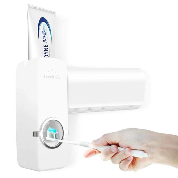 1pc home automatic toothpaste dispenser squeezer 5 toothbrush holder wall mounted bracket bathroom products accessories holders
1pc home automatic toothpaste dispenser squeezer 5 toothbrush holder wall mounted bracket bathroom products accessories holders