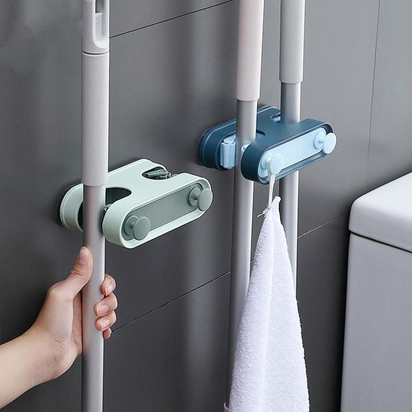hooks & rails multifunctional seamless mop holder double card position hook bathroom nail-wall hanging broom clip
hooks & rails multifunctional seamless mop holder double card position hook bathroom nail-wall hanging broom clip