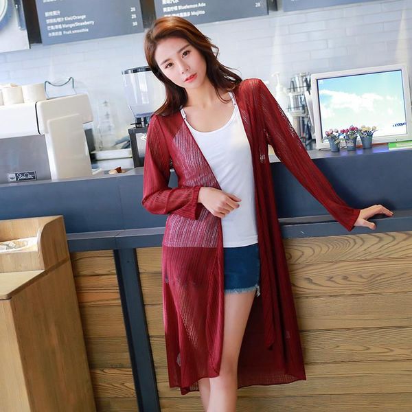 women's knits & tees 2021 summer women long irregular lace cardigan casual thin knitted cardigans lady sleeve hollow out sun protection, White
women's knits & tees 2021 summer women long irregular lace cardigan casual thin knitted cardigans lady sleeve hollow out sun protection, White