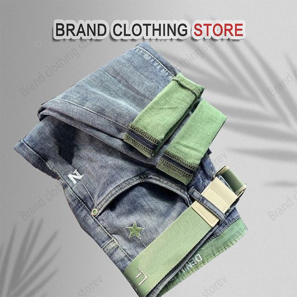 quality 90% designer jeans men's spring and summer thin elastic trend loose casual pants, Blue
quality 90% designer jeans men's spring and summer thin elastic trend loose casual pants, Blue