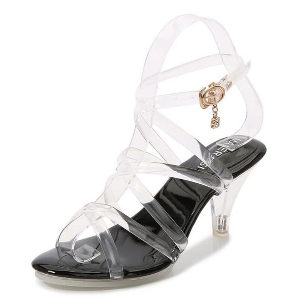 dress shoes maiernisi women high-heeled sandals ladies 6.5cm stilettos rhinestone buckle transparent crystal 198607-4, Black
dress shoes maiernisi women high-heeled sandals ladies 6.5cm stilettos rhinestone buckle transparent crystal 198607-4, Black