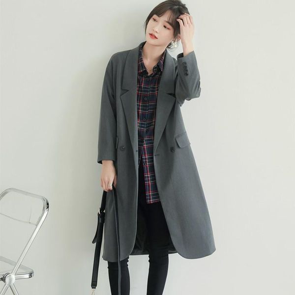 women's trench coats women autumn winter casual long trend coat knee-length double breasted loose windbreaker elegant outwear sleeve ov, Tan;black
women's trench coats women autumn winter casual long trend coat knee-length double breasted loose windbreaker elegant outwear sleeve ov, Tan;black