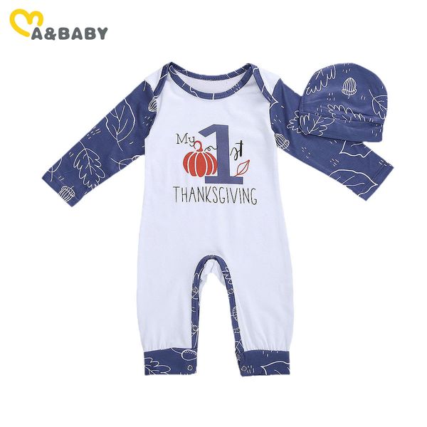 0-24m my 1st thanksgiving day born infant baby boy jumpsuit long sleeve romper cartoon pumpkin clothes costumes 210515, Blue
0-24m my 1st thanksgiving day born infant baby boy jumpsuit long sleeve romper cartoon pumpkin clothes costumes 210515, Blue