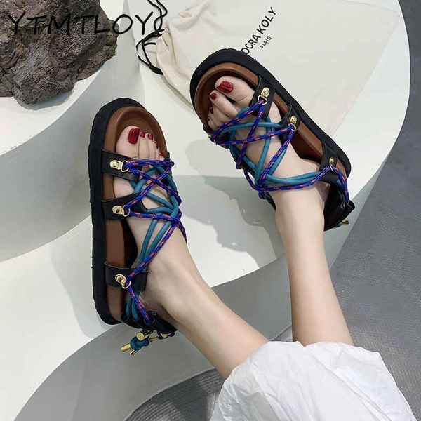 sandals women's summer shoes, thick-soled cross-strap sandals, braided one-strap gladiator mixed pumps zapatos de mujer, Black
sandals women's summer shoes, thick-soled cross-strap sandals, braided one-strap gladiator mixed pumps zapatos de mujer, Black