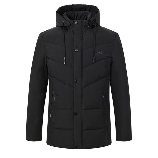 Middle aged father's down cotton padded jacket men's winter coat middle and old thickened, Black
Middle aged father's down cotton padded jacket men's winter coat middle and old thickened, Black