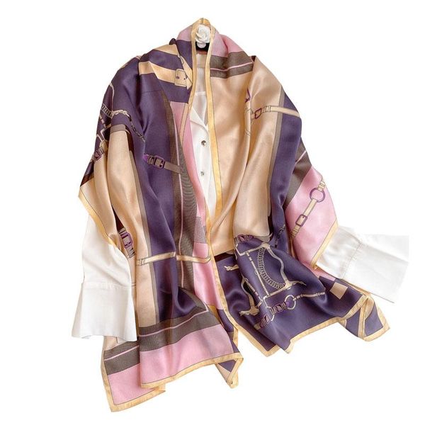 scarves autumn and winter women's scarf comfortable multi-functional silk decoration long shawl gifts for ladies, Blue;gray
scarves autumn and winter women's scarf comfortable multi-functional silk decoration long shawl gifts for ladies, Blue;gray