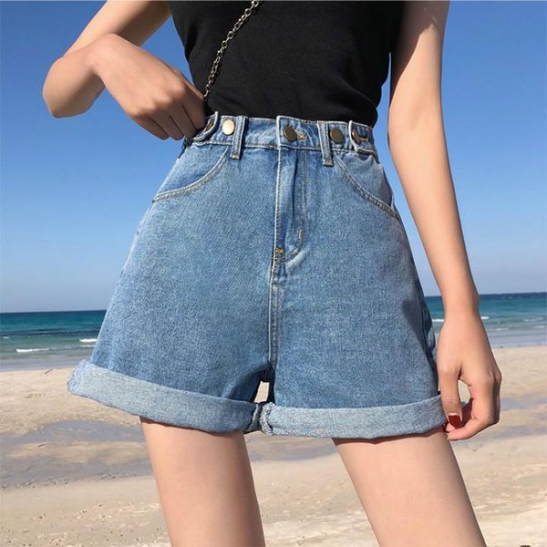 women's summer denim shorts caual korean style blue vintage high waist wide leg female jeans 2021 short pants woman
women's summer denim shorts caual korean style blue vintage high waist wide leg female jeans 2021 short pants woman