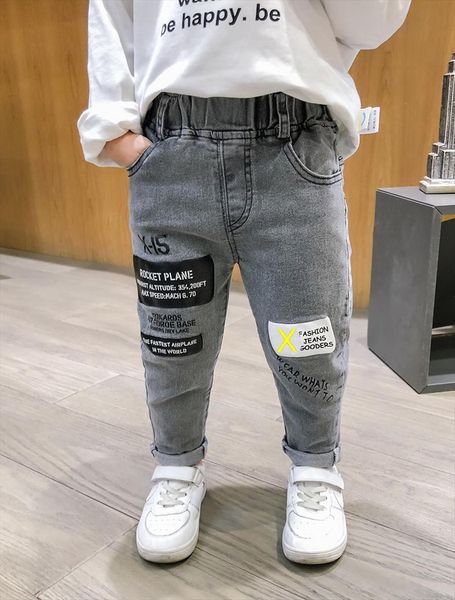 boys pants spring and autumn kids jeans for girls letter printing children denim size: 90 130, Blue
boys pants spring and autumn kids jeans for girls letter printing children denim size: 90 130, Blue