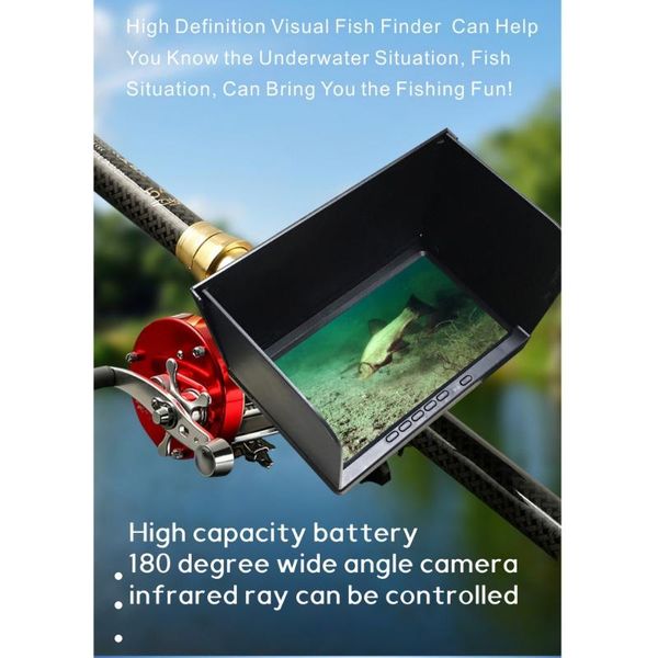fish finder video camera for fishing underwater 7inch hd wide-angle with 12 super night vision lights lure -sounder
fish finder video camera for fishing underwater 7inch hd wide-angle with 12 super night vision lights lure -sounder