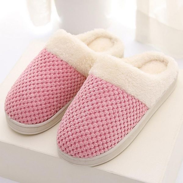 men women cotton slippers women's autumn winter plus velvet warm couple home fur wool shoes, Black
men women cotton slippers women's autumn winter plus velvet warm couple home fur wool shoes, Black