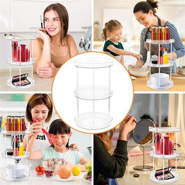 1pc rotatable three-layer storage rack multifunctional home cosmetic kitchen seasoning jar shelf & organization
1pc rotatable three-layer storage rack multifunctional home cosmetic kitchen seasoning jar shelf & organization