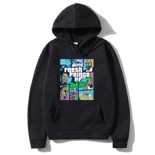 men's hoodies & sweatshirts funny fresh of bel air hoodie men women classic 90s sitcom comedy tv cotton autumn and winter streetwear, Black
men's hoodies & sweatshirts funny fresh of bel air hoodie men women classic 90s sitcom comedy tv cotton autumn and winter streetwear, Black