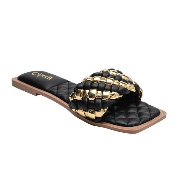 slippers summer women slip on slides square toe casual shoes woman bling weave ladies sandals drop shiping, Black
slippers summer women slip on slides square toe casual shoes woman bling weave ladies sandals drop shiping, Black