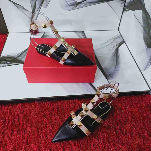 2020 women sandals wedding shoes woman flat heels sandal nude fashion ankle straps rivets shoes flat heels bridal shoes, Black
2020 women sandals wedding shoes woman flat heels sandal nude fashion ankle straps rivets shoes flat heels bridal shoes, Black