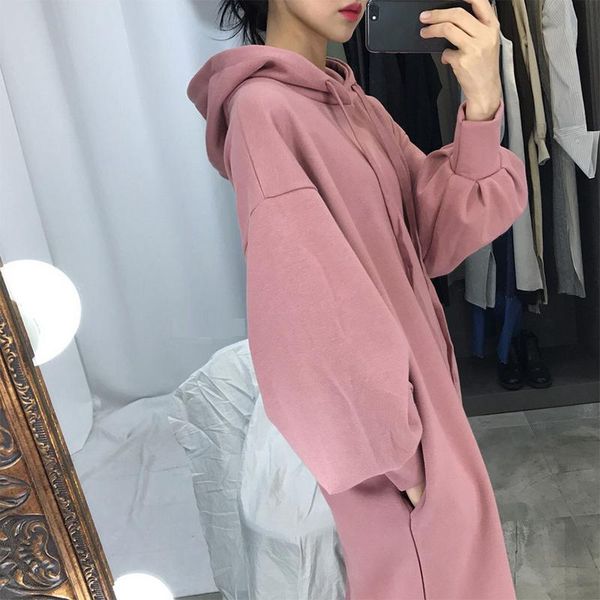 women's hoodies & sweatshirts autumn winter long sleeve hooded drawstring solid loose plus size cotton female sweatshirt 45, Black
women's hoodies & sweatshirts autumn winter long sleeve hooded drawstring solid loose plus size cotton female sweatshirt 45, Black