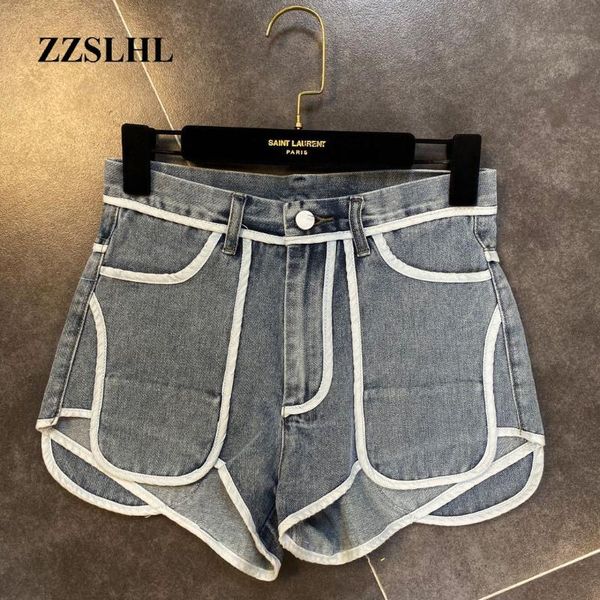 fashion jeans shorts for woman 2021 summer white stripe stitching denim girls ladies pants jean women's, Blue
fashion jeans shorts for woman 2021 summer white stripe stitching denim girls ladies pants jean women's, Blue