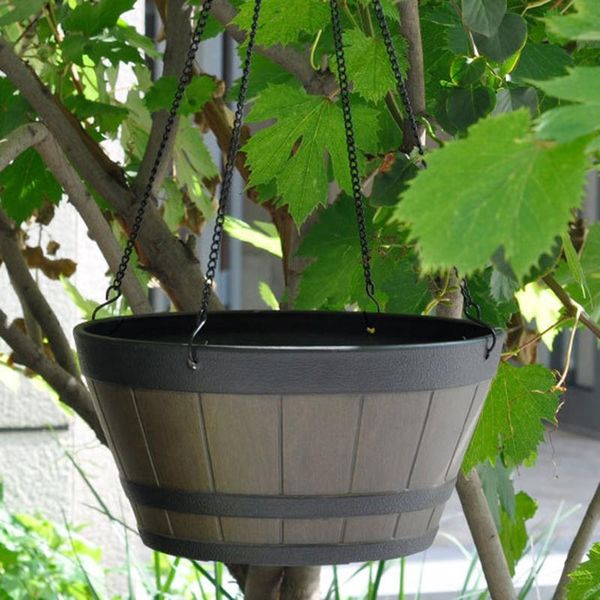 flower pot lightweight barrel plant flowerpot resin hanging rope hanger basket outdoor home garden balcony decor planter planters & pots
flower pot lightweight barrel plant flowerpot resin hanging rope hanger basket outdoor home garden balcony decor planter planters & pots
