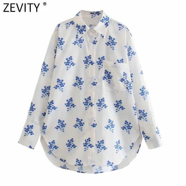zevity women vintage blue floral print loose smock blouse office lady pocket patch casual shirt chic blusas ls9351 210603, White
zevity women vintage blue floral print loose smock blouse office lady pocket patch casual shirt chic blusas ls9351 210603, White