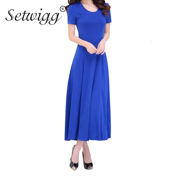 dresses spring summer solid short sleeved fit & flare maxi long o neck single-piece pleated flared ankle length, Black;gray 
dresses spring summer solid short sleeved fit & flare maxi long o neck single-piece pleated flared ankle length, Black;gray