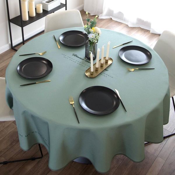 pure color literary and artistic tablecloth round, waterproof, oil-proof, anti-scald, soft, skin-friendly, household round table cloth
pure color literary and artistic tablecloth round, waterproof, oil-proof, anti-scald, soft, skin-friendly, household round table cloth
