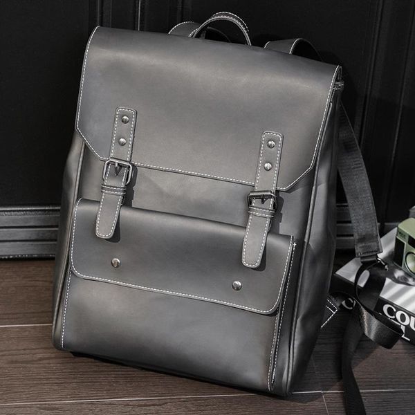 backpack retro crazy horse pu leather backpacks men computer bag fashion brand men's large capacity travel male bags
backpack retro crazy horse pu leather backpacks men computer bag fashion brand men's large capacity travel male bags
