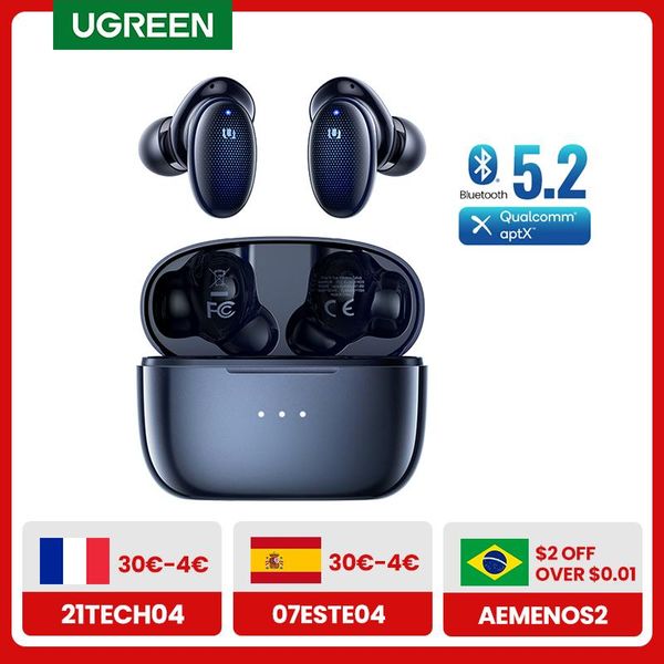 headphones & earphones ugreen hitune x5 tws wireless bluetooth 5.2 aptx qualcomm chip 4 mic cvc 8.0 tech
headphones & earphones ugreen hitune x5 tws wireless bluetooth 5.2 aptx qualcomm chip 4 mic cvc 8.0 tech